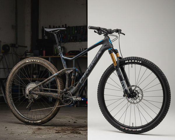 Comparativa de antes y después de un mantenimiento completo